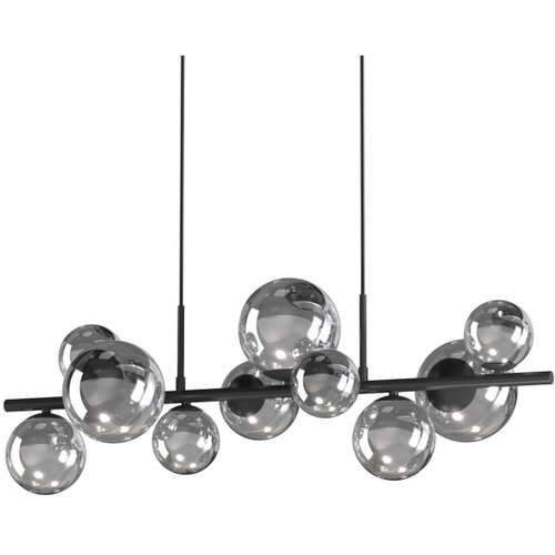  ONLI - Visilica na sajli PALOMA 10xG9/3W/230V crna/dimljena Slike