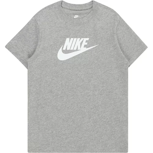 Nike Sportswear Majica 'FUTURA' siva melange / bijela