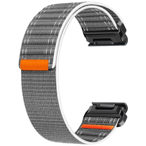 INF Najlonski pa&scaron;ček za uro Garmin Fenix 8/567X/pro/Epix 935/965 Grey 22 mm, (21683030) Cene