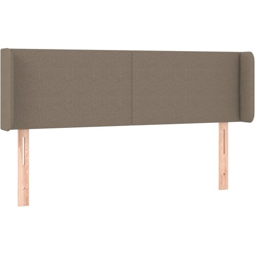 Maison Chic posteljno vzglavje - vzglavna omarica - nočna omarica z ušesi taupe 147x16x78/88 cm blago, (21710535) Cene