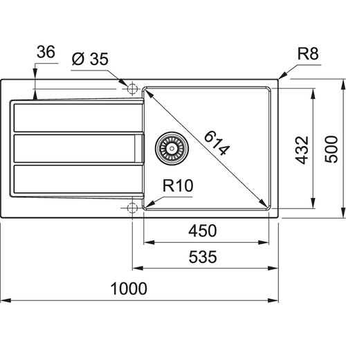 Franke SUDOPER S2D 611-100 Crna, (143.0590.212) Slike