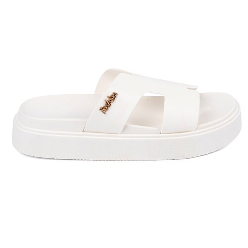 SEASTAR Women&amp;#039;s white platform flip-flops Slike