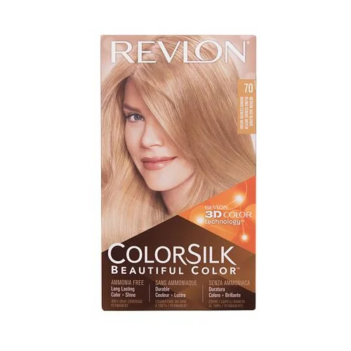 Revlon Colorsilk Beautiful Color barva za lase za barvane lase za vse vrste las 59,1 ml odtenek 70 Medium Ash Blonde