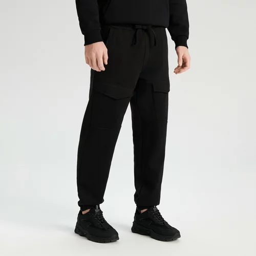 Sinsay - Jogger hlače comfort - Črna