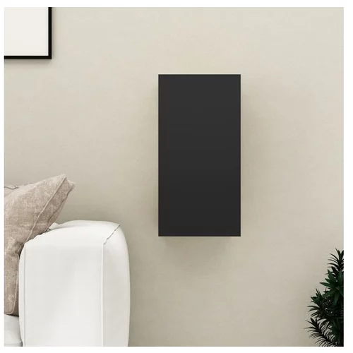  TV omarica črna 30,5x30x60 cm iverna plošča