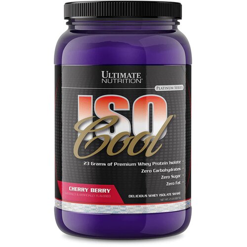 Ultimate Nutrition iso cool &amp;ndash; hladno filtrisan izolat proteina za brzu apsorpciju - vanila 0.907kg Slike