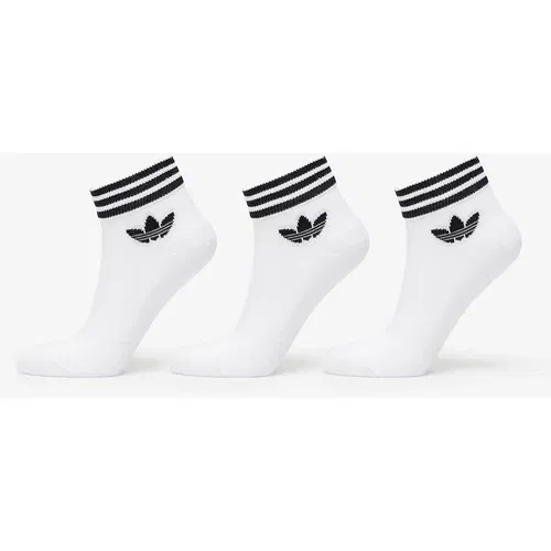 Adidas Trefoil Ankle Socks 3-Pack White/ Black