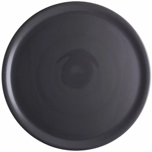 Brandani Temno siv porcelanast krožnik za pico Pizza, ⌀ 31 cm