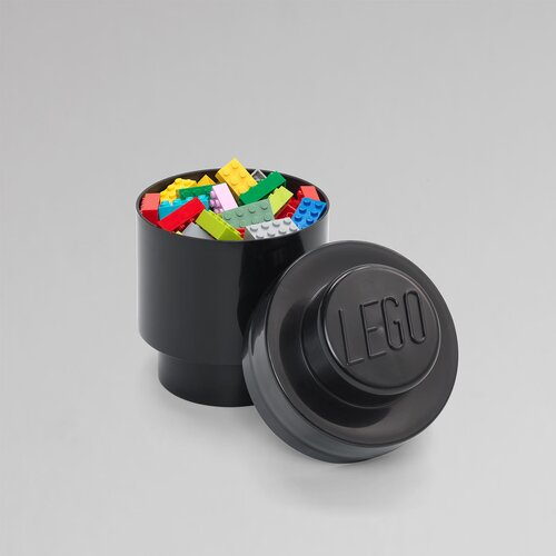 Lego kutija za odlaganje, okrugla (1): crna Cene