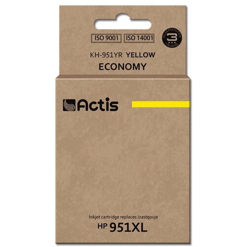 Actis KH-951YR ink (replacement for HP 951XL CN048AE; Standard; 25 ml; yellow) Cijene