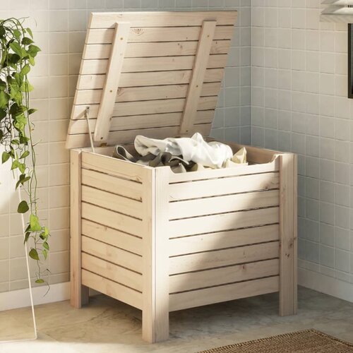  The Living Store &amp;Scaron;katla za shranjevanje s pokrovom RANA 60x49x54 cm borovina - &amp;Scaron;katla Za Shranjevanje, (21485969) Slike