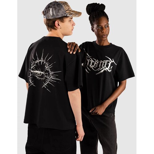 Vitriol Thoughts Cropped T-shirt limo black Cene