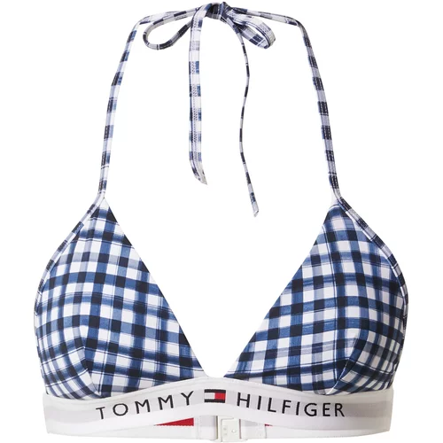 Tommy Hilfiger Underwear Bikini gornji dio plava / noćno plava / svijetlo crvena / bijela