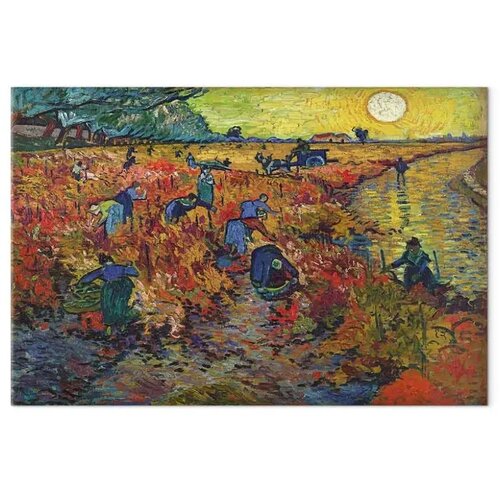  Slika - Vincent van Gogh – The Red Vineyard 60x40 Premium Print Cene