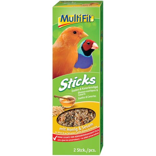 MultiFit Sticks za eksote in kanarčke z medom in sezamom 2 x 90 g Cene