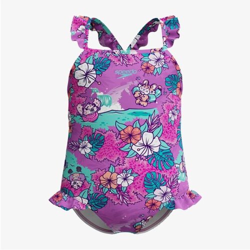 Speedo Lts digi frill trsp if purple Cene