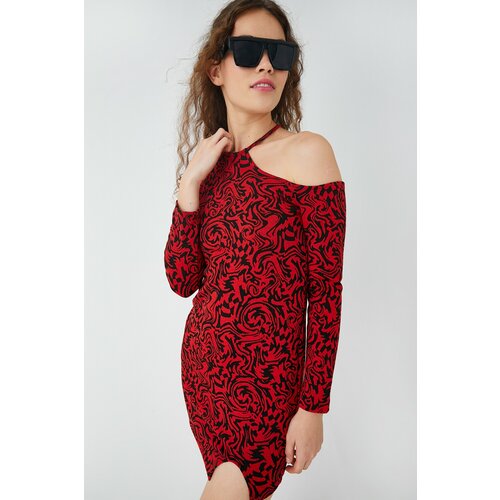 Koton Dress - Red - Asymmetric Cene
