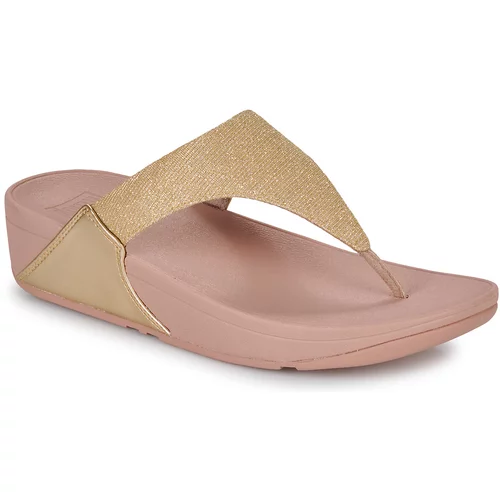 Fitflop LULU SHIMMERLUX TOE-POST SANDALS Gold