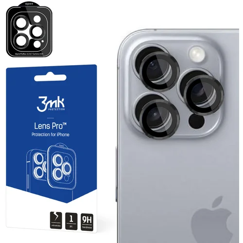 3mk ZAŠČITA ZA LEČE PRO BLACK ZA APPLE IPHONE 16 PRO MAX KALJENO STEKLO, (21977154) 3mk ZAŠČITA ZA LEČE PRO BLACK ZA APPLE IPHONE 16 PRO MAX KALJENO STEKLO, (21977154)