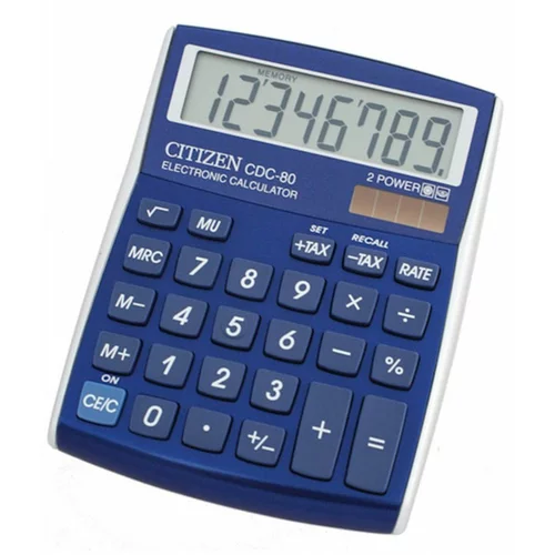 Citizen Kalkulator CDC-80BLWB, moder