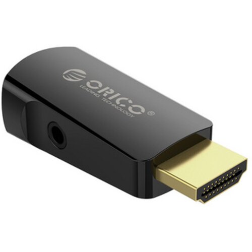 Orico pretvornik HDMI na VGA + 3,5 mm z avdio, XD-HLFV-BK Cene