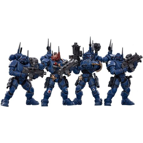 JOY TOY Figura Warhammer 40k Action Figure 1/18 Ultramarines Infiltrators (4 Figures Set Cene