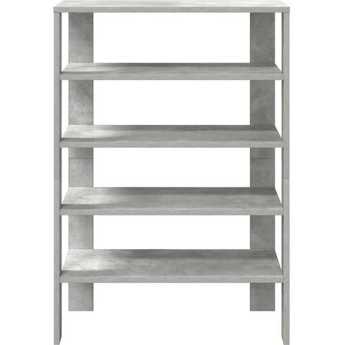  Stalak za cipele boja betona 61x32x87,5 cm konstruirano drvo Slike