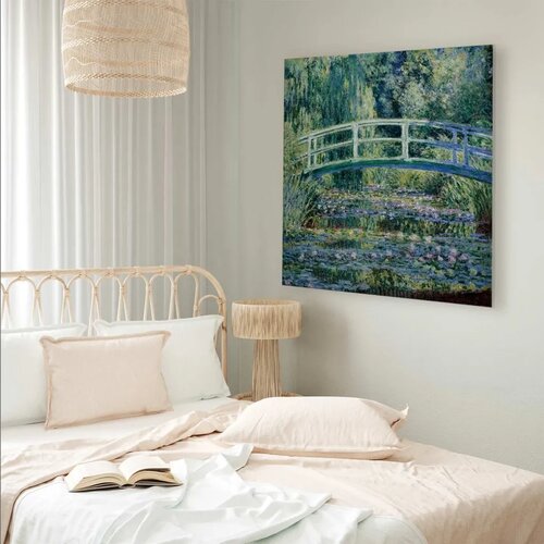  Slika - Claude Monet &amp;ndash; Footbridge in Giverny 40x40 Standard Slike