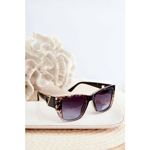 Kesi Women's sunglasses with decorative details UV400 Brown Slike
