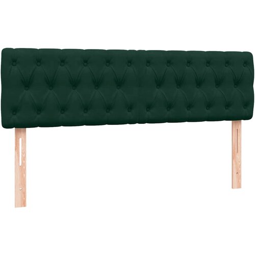 Box Spring krevet s madracem tamno zeleni 160x220 cm bar&amp;scaron;un Slike