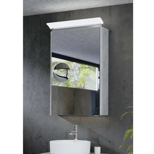 Tboss toaletna omarica z ogledalom CUT 55 cm beton