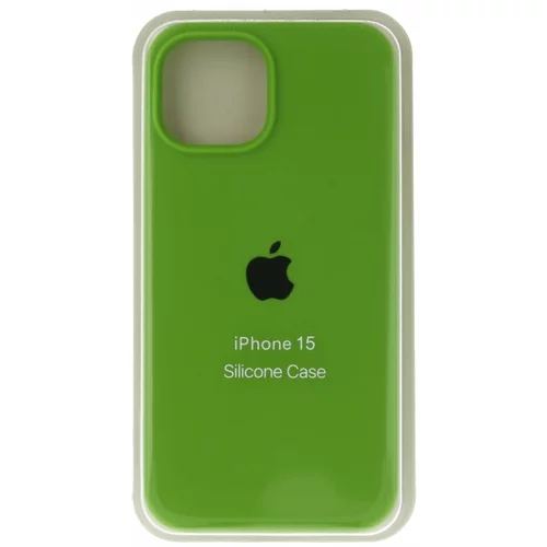  ORG Silicone Cover za iPhone 15 zelena