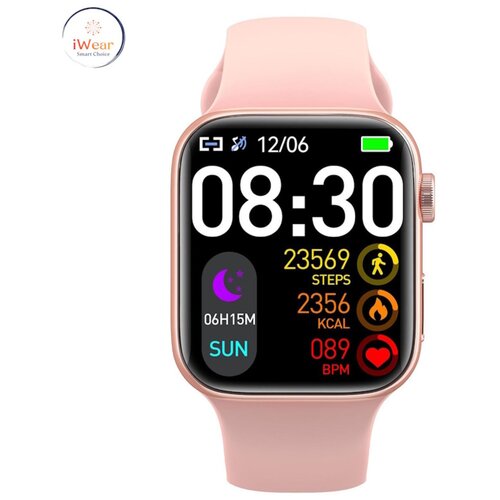 ILIKE iWear T900 Pro Max 9 2,02'' neskončni zaslon Alu-Ceramic Dual BT Call pametna ura Merilnik srčnega utripa roza, (21215737) Cene