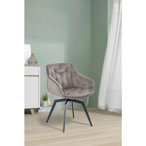 Livetastic NASLANJAČ, kovina, tekstil črna, svetlo rjava Slike