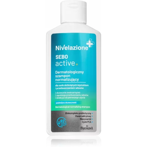 Farmona Nivelazione Sebo Active šampon za normalizacijo za mastno in razdraženo lasišče 100 ml