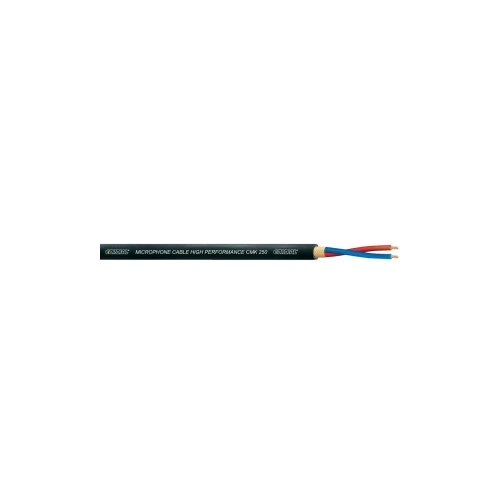 Cordial CMK 250-Mikrofonski kabel, za daljše razdalje, 2x0.5mm, crn, metarska Cijene