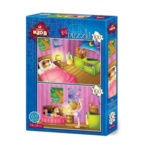  Puzzle 2/1 (100+100) art 4518 ( 49628 ) Slike