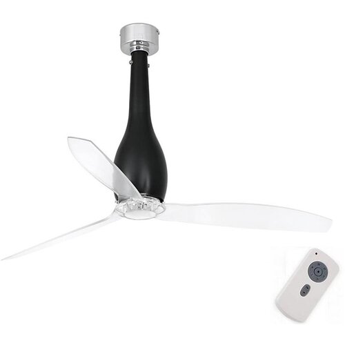 Faro 32003 - Plafonski ventilator ETERFAN crni/prozirni, prečnik 128 cm + daljinski upravljač Cene