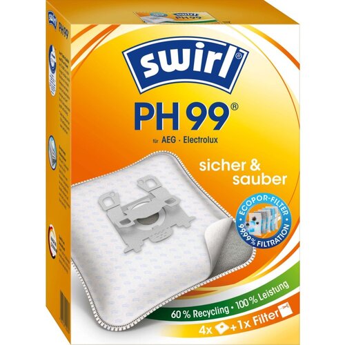 SWIRL Melitta SDA vrečka za prah za Philips PH 99 EcoPor VE4, (21275925) Slike