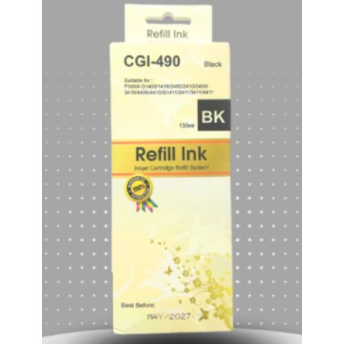 Sinocopy inkjet GI-490 dopuna black sino boja bocica sadrži 130 ml mastila za canon CNIJ490SC Slike