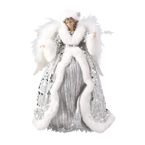 Festa Angel 10, novogodišnja dekoracija, vila, srebrna, 40cm Cene