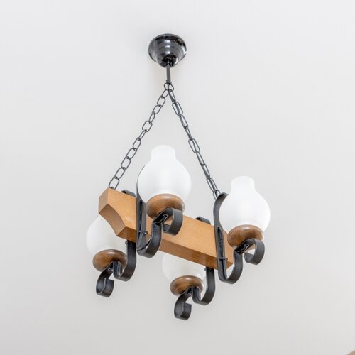  Brilagi - Luster na lancu QUEEN 4xE14/40W/230V buk/orah Slike