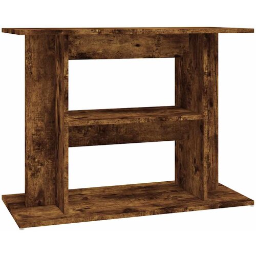  Stalak za akvarij dimljeni hrast 80x35x60 cm inženjersko drvo Slike