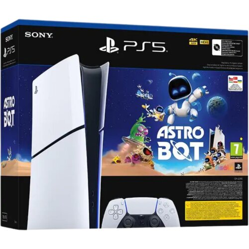 Sony playstation PS5 1TB slim digital + dualsense white + astro bot igra Cene