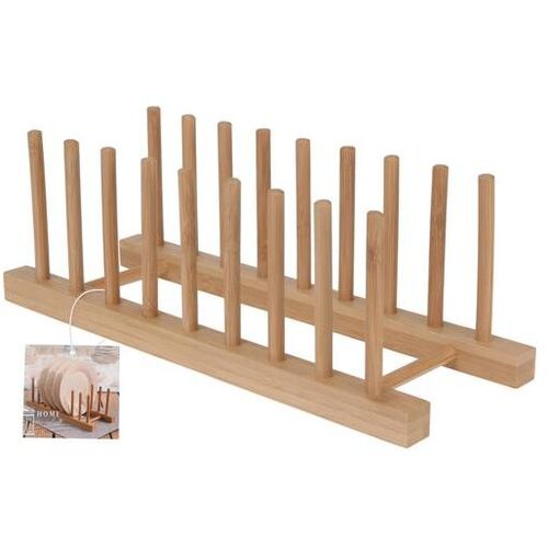  STALAK ZA TANJURE BAMBUS 34*12,5CM Slike