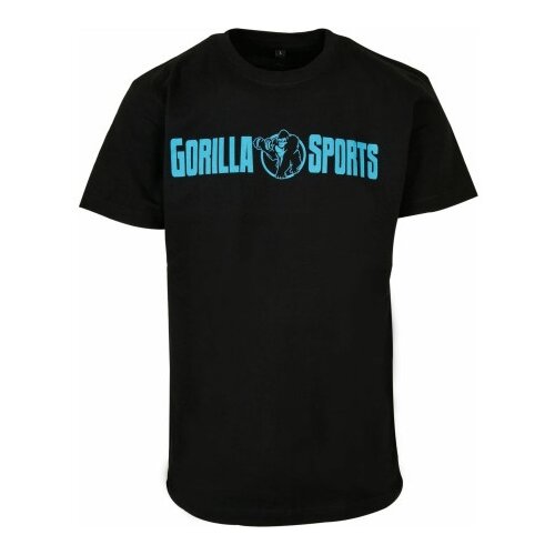 Gorilla Sports sportska unisex majica (l / crna-neon tirkizna) ( 101197-00019-0079 ) Cene