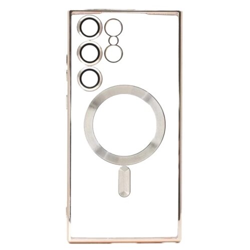 Silikonska futrola Magsafe SAMSUNG S25 ULTRA ZLATNA Slike