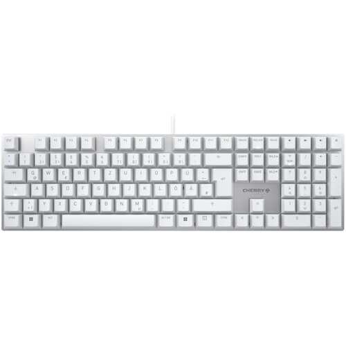 Cherry keyboard kc 200 mx MX2A silent red [de] white/silver MX2A silent red switch" Cijene
