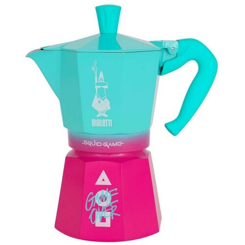  Talijanska Moka za Kavu Bialetti Plava Roza Aluminij termoplastika 6 Šalice Cijene