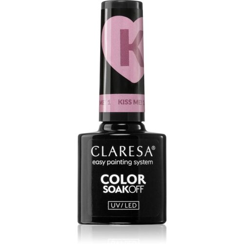 Claresa SoakOff UV/LED Color Kiss Me gel lak za nokte nijansa KISS ME 1 5 g Cijene